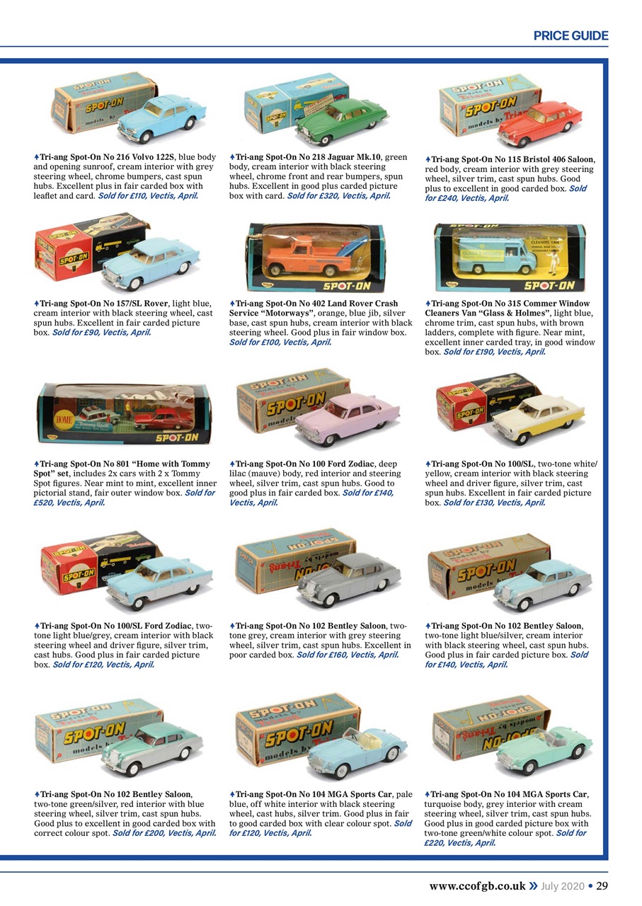 Collectors Gazette Preview Pages
