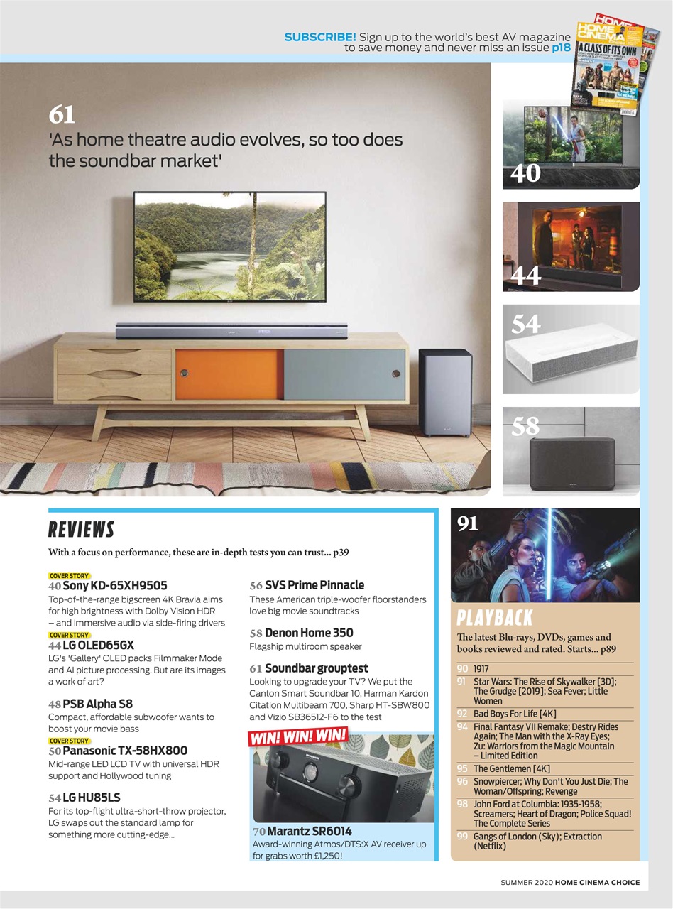 Home Cinema Choice Preview Pages