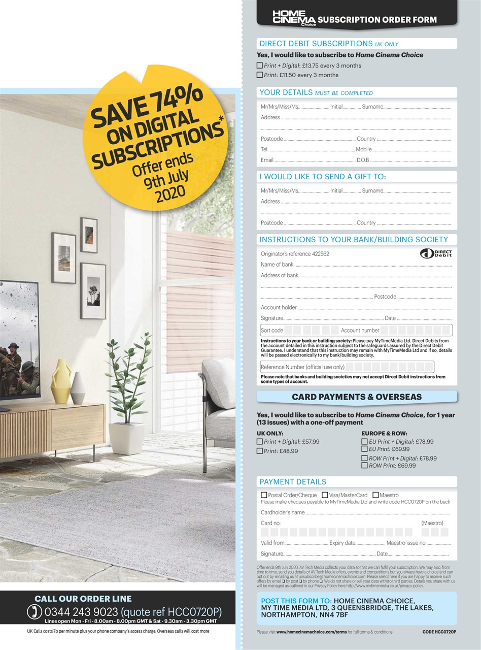 Home Cinema Choice Preview Pages