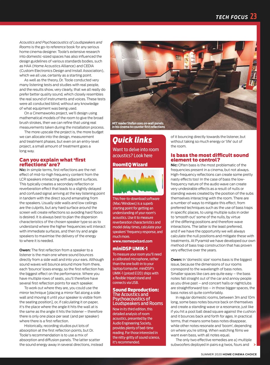 Home Cinema Choice Preview Pages
