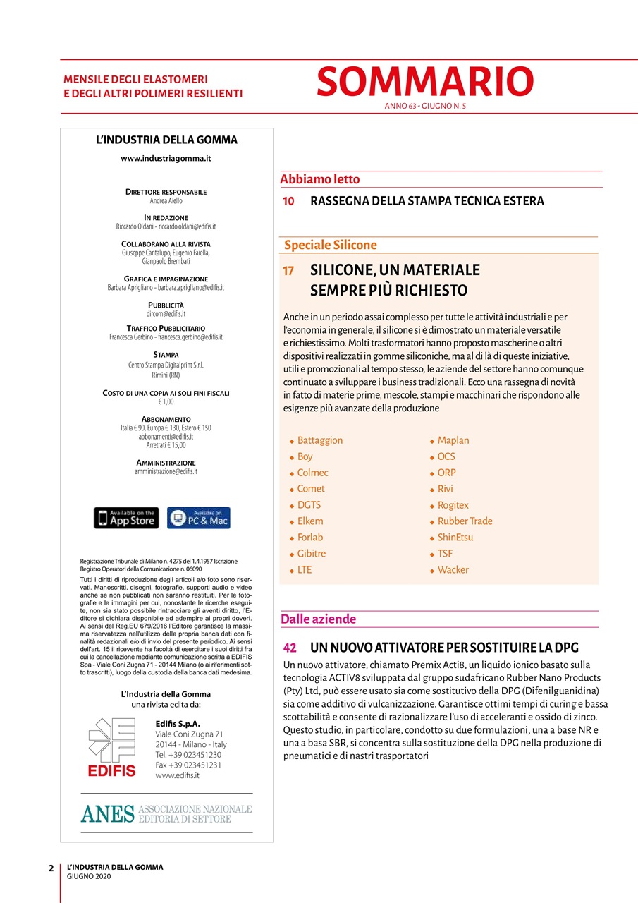 L’industria della Gomma Preview Pages