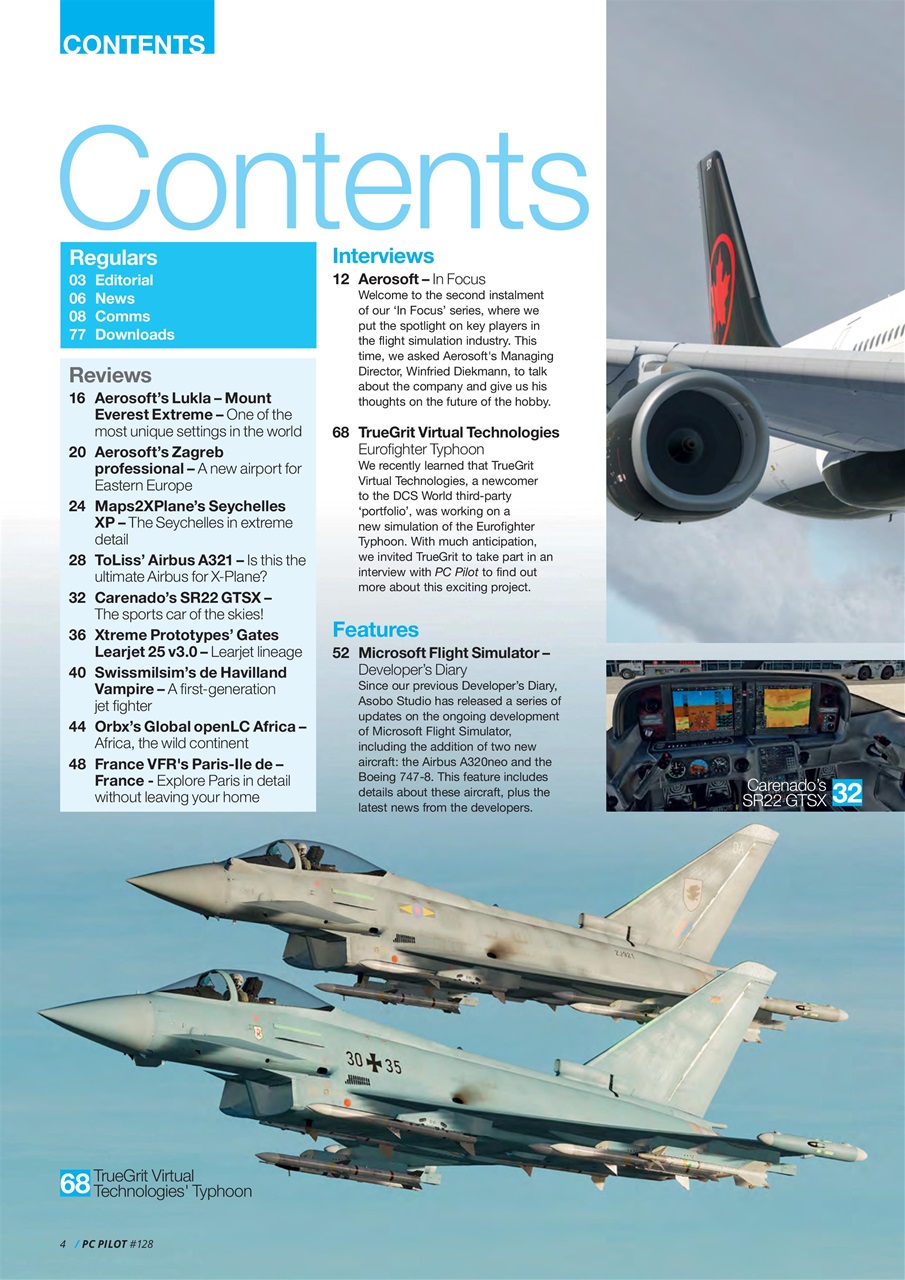 PC Pilot Preview Pages