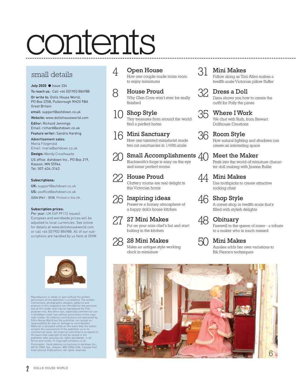 Dolls House World Preview Pages