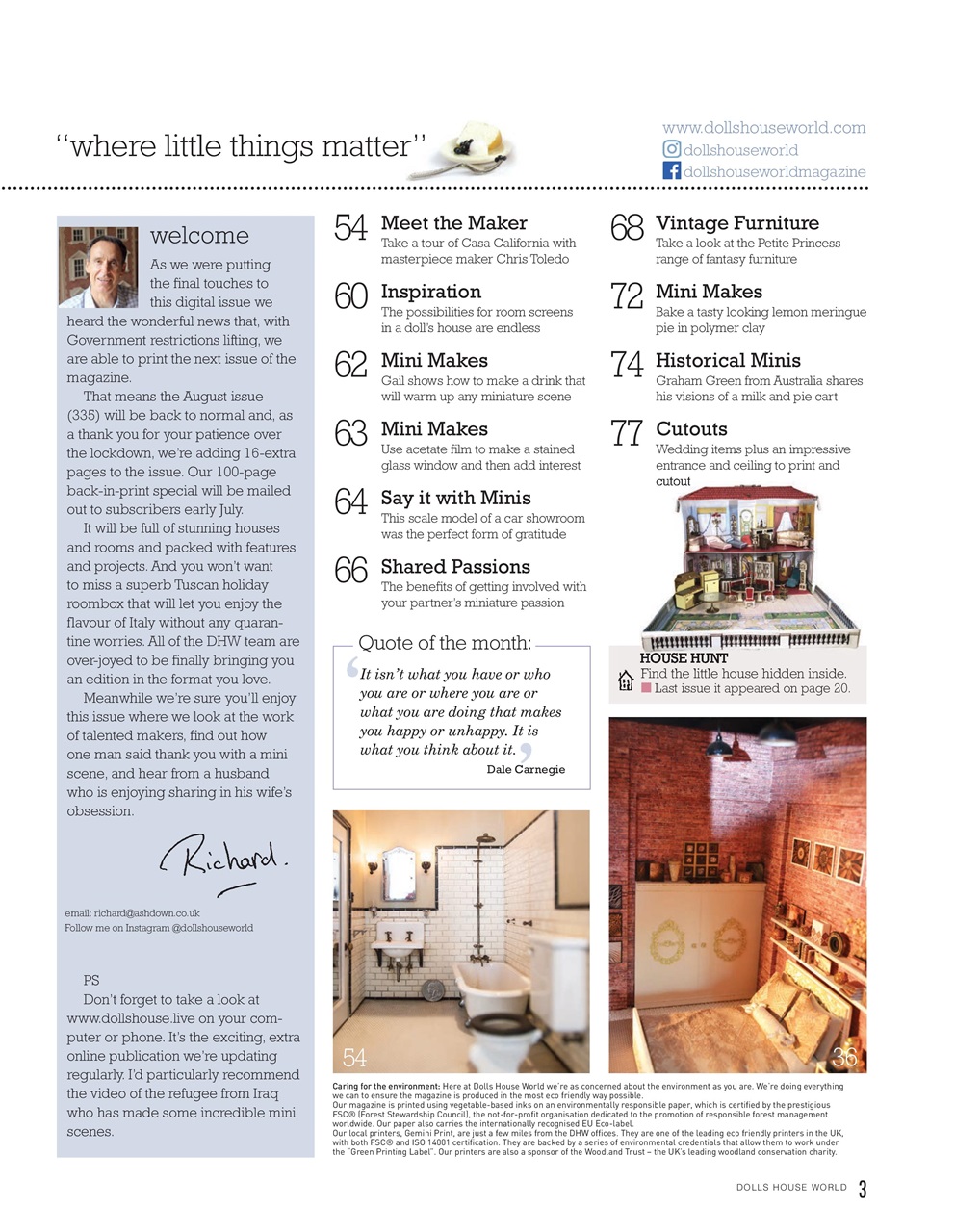 Dolls House World Preview Pages