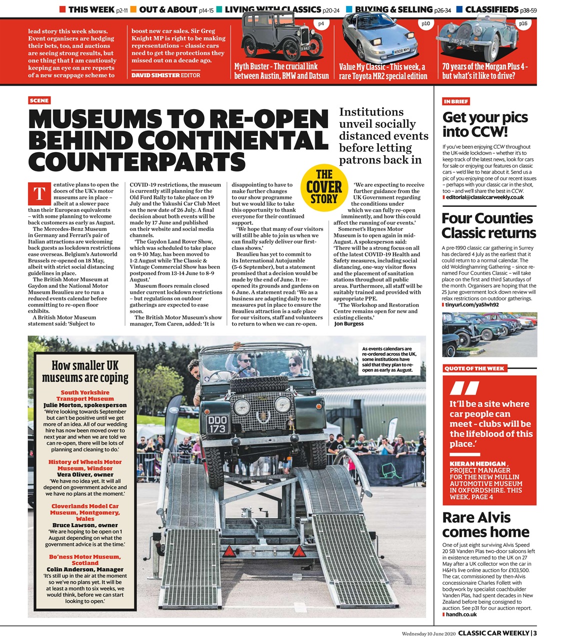 Classic Car Weekly Preview Pages