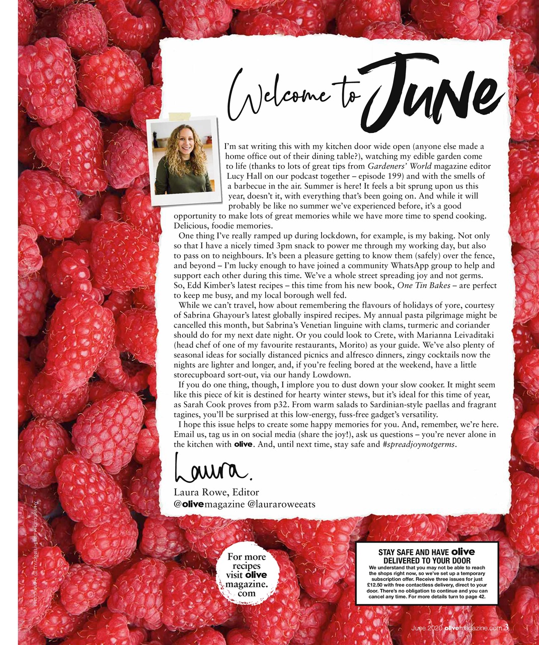 Olive Magazine Preview Pages