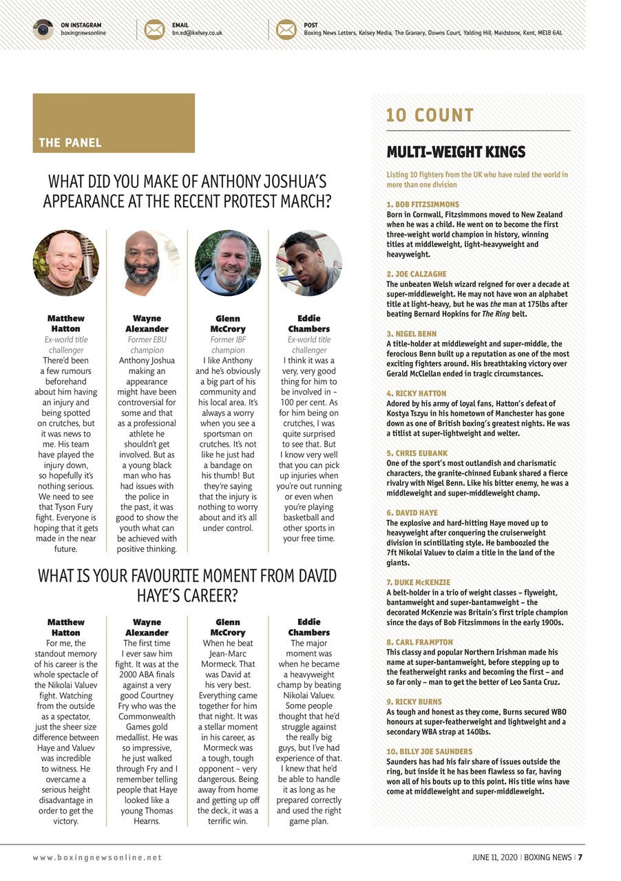 Boxing News Preview Pages