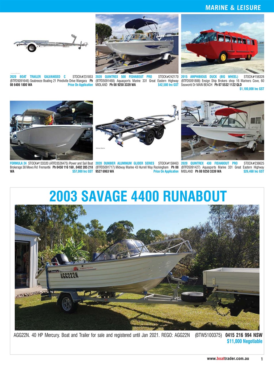 Boat Trader Australia Preview Pages