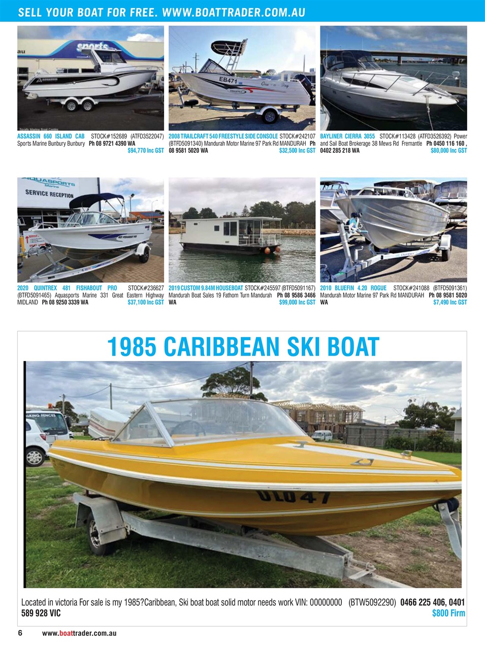 Boat Trader Australia Preview Pages
