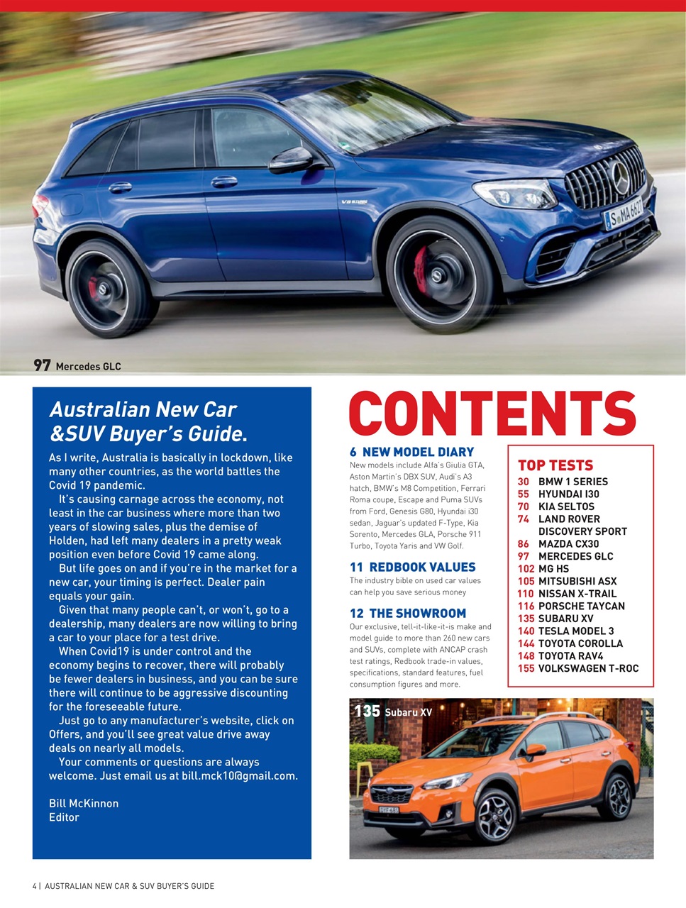 Australian New Car & SUV Buyers Guide Preview Pages
