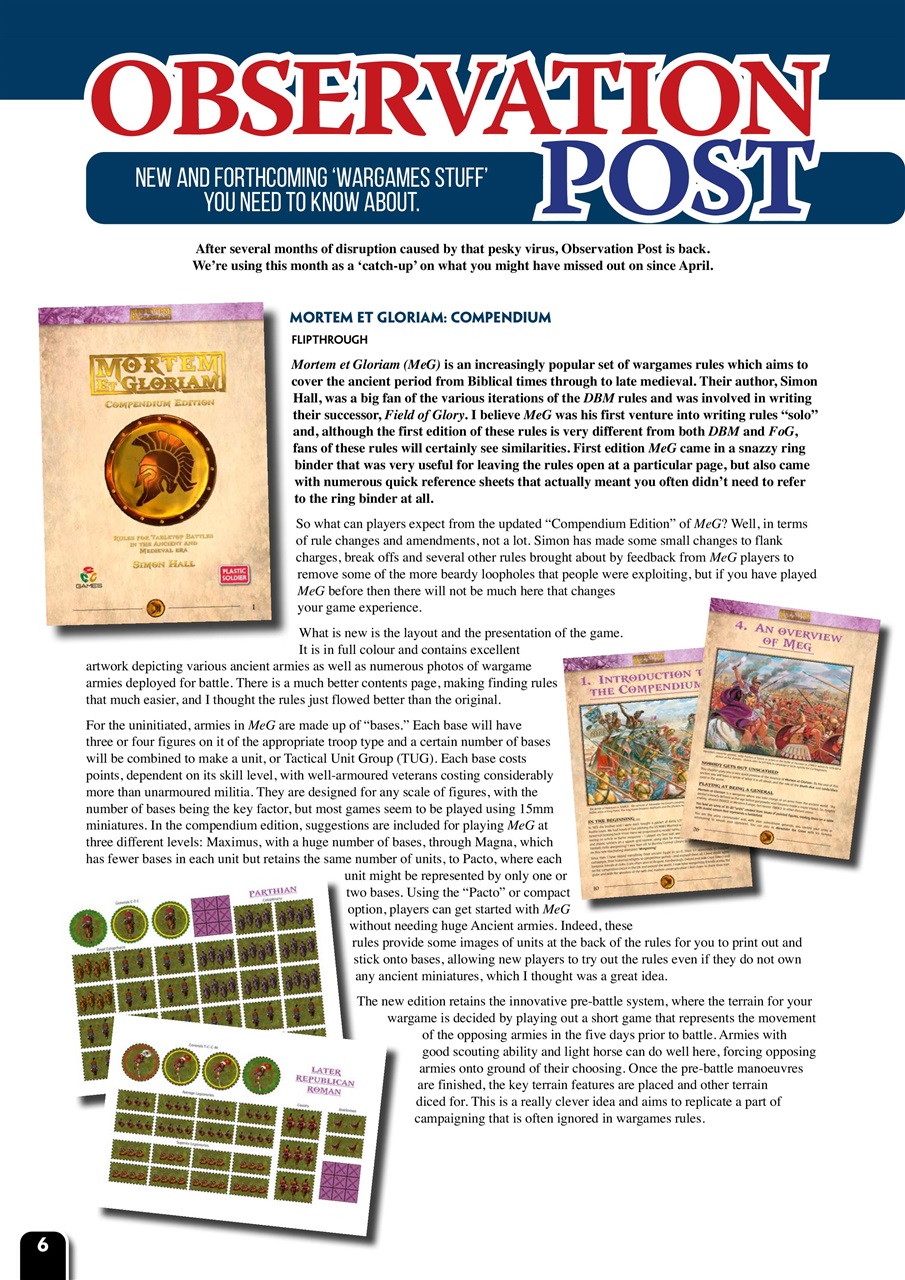 Wargames Illustrated Preview Pages