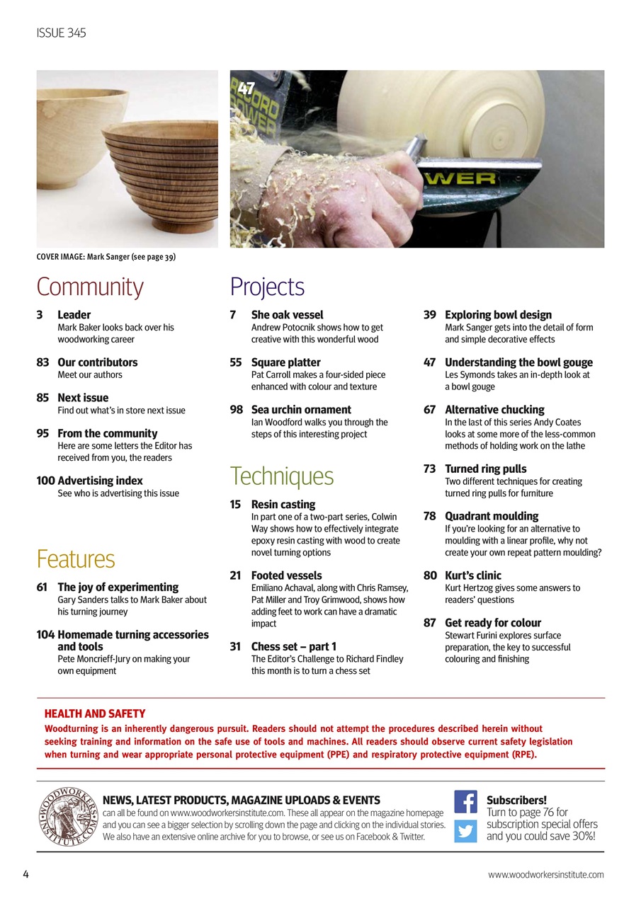 Woodturning Preview Pages