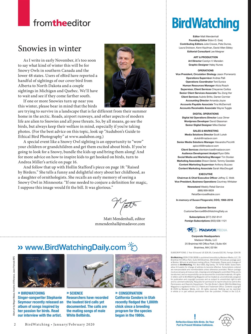 BirdWatching Preview Pages