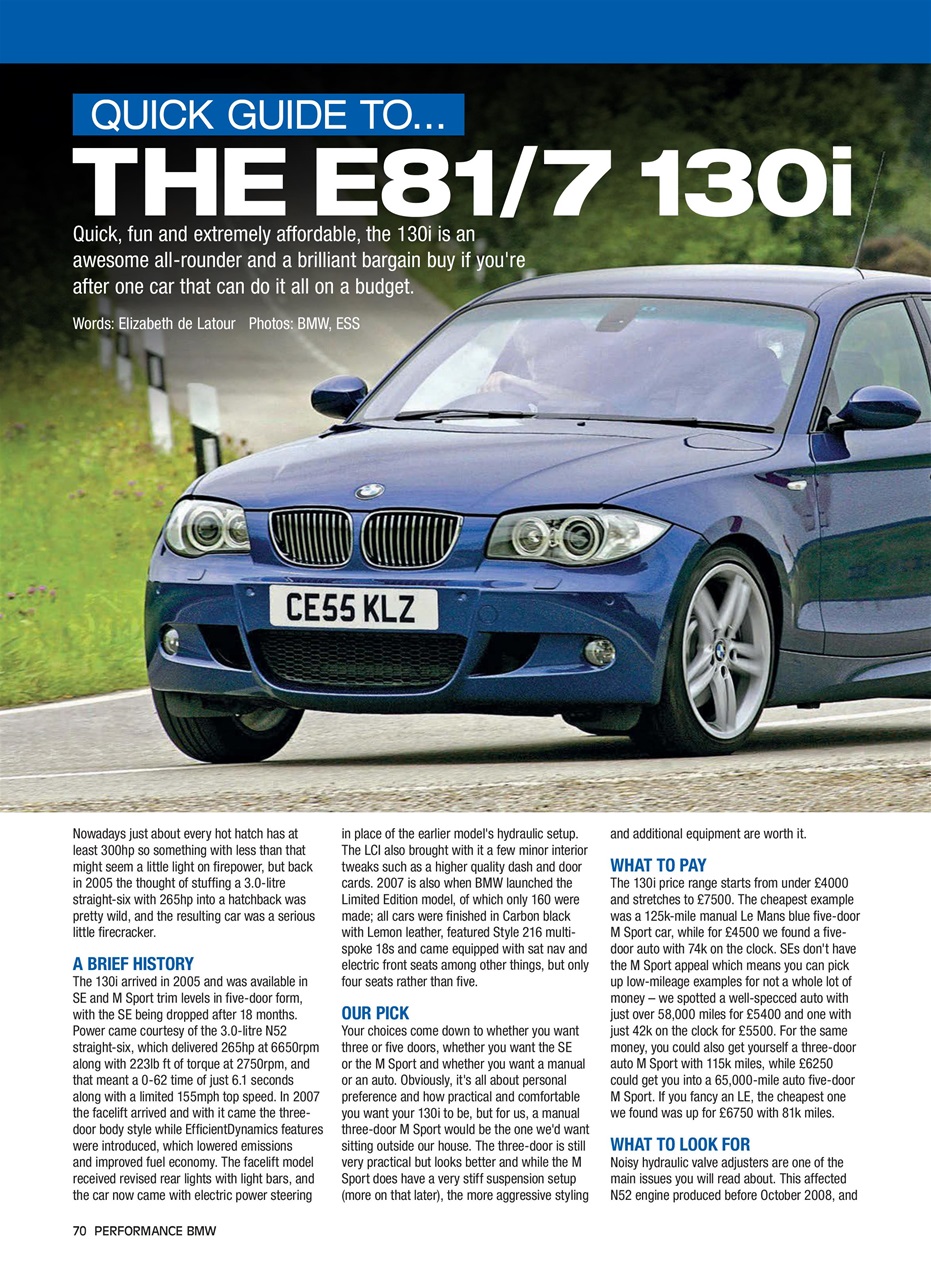 Performance BMW Preview Pages
