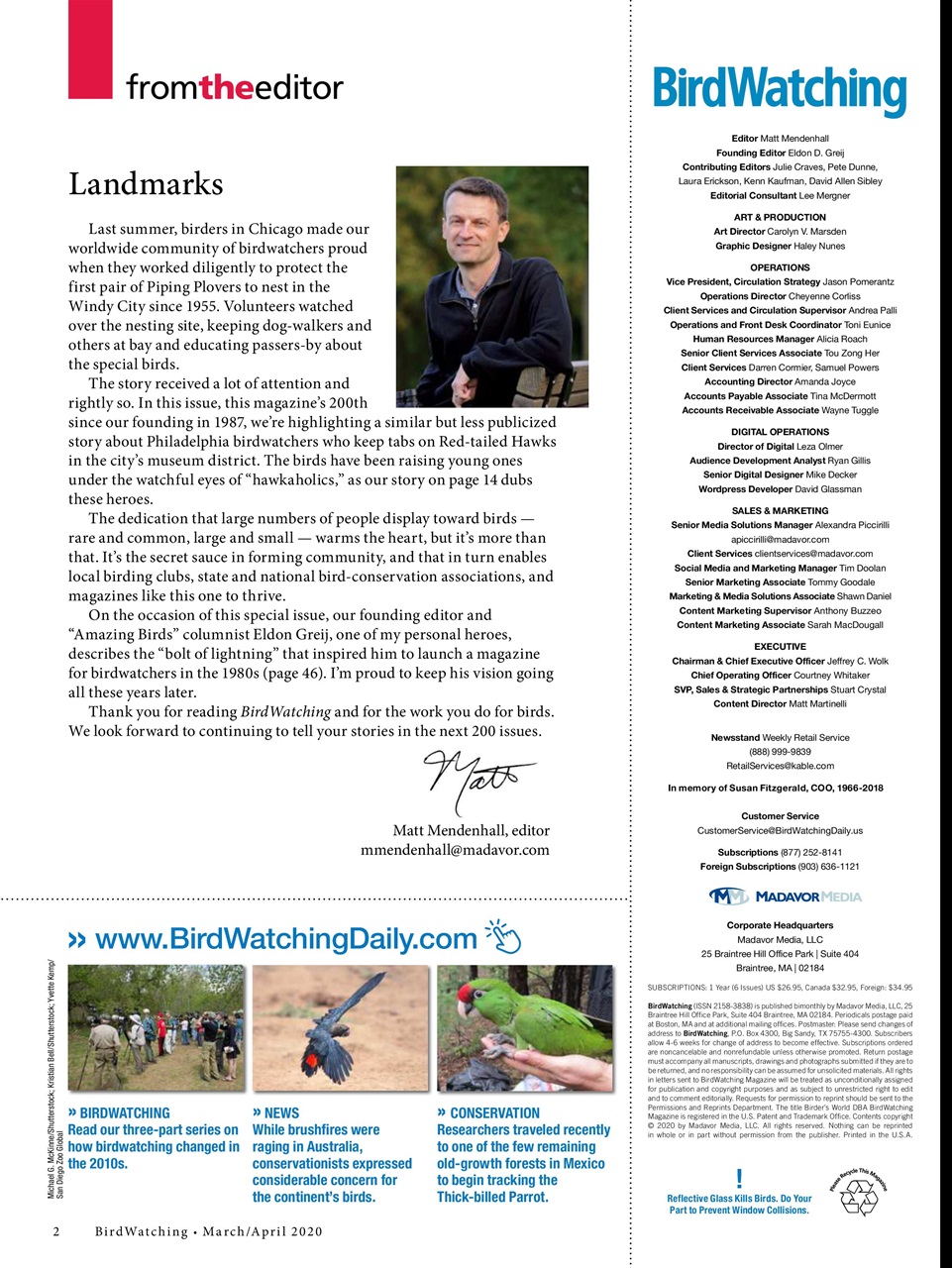 BirdWatching Preview Pages