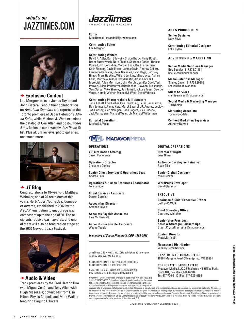 JazzTimes Preview Pages
