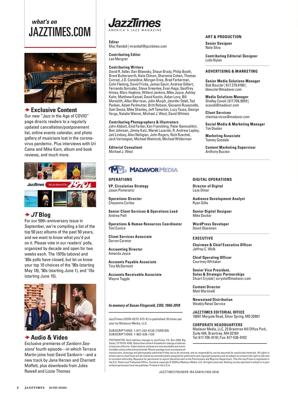 JazzTimes Preview Pages