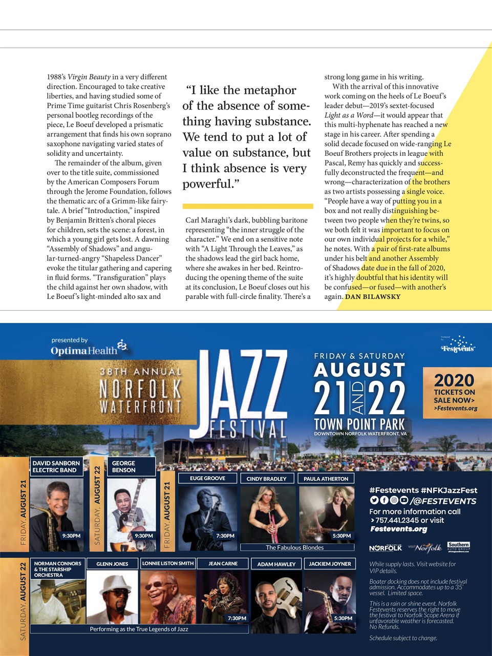 JazzTimes Preview Pages