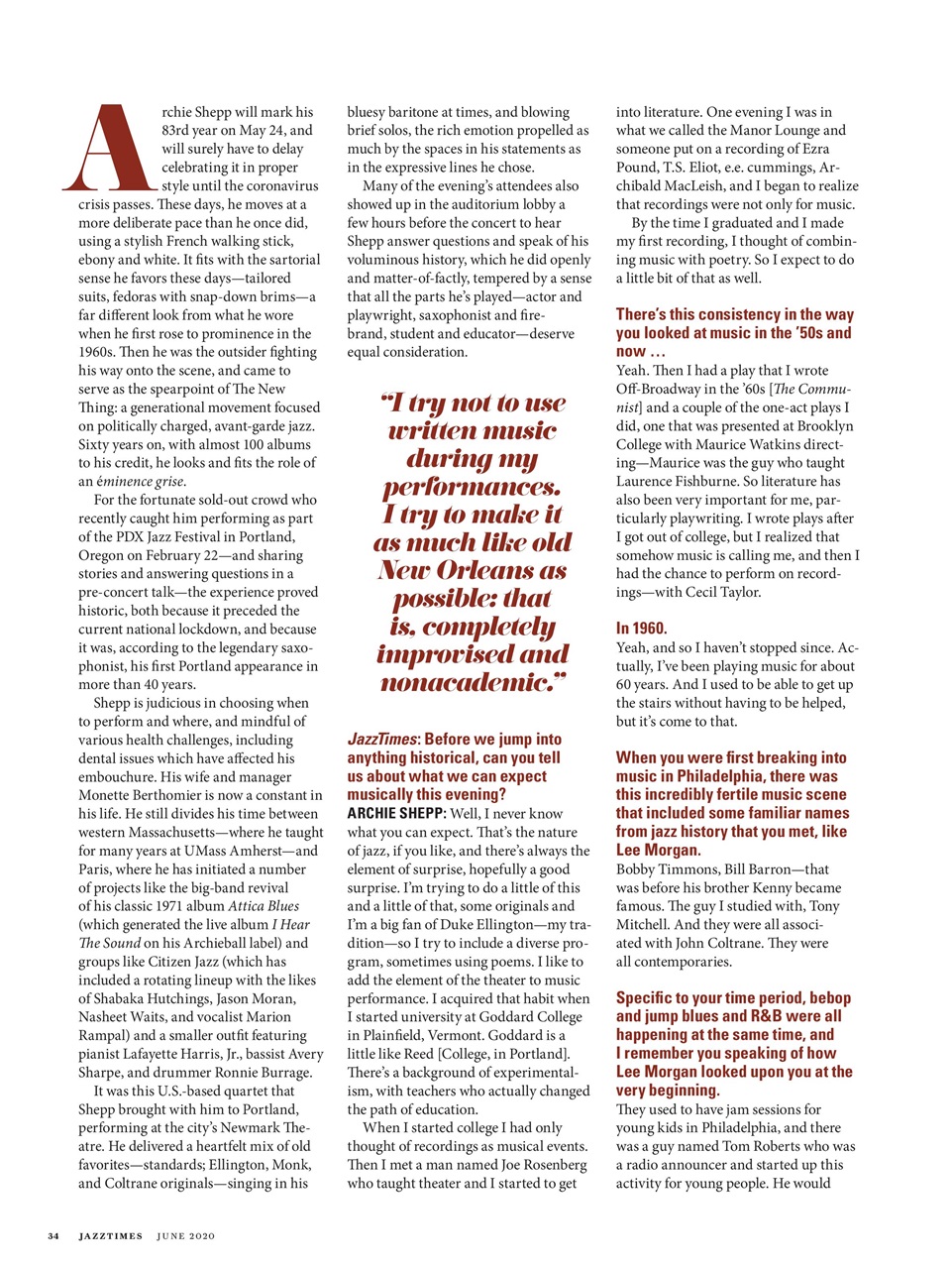 JazzTimes Preview Pages