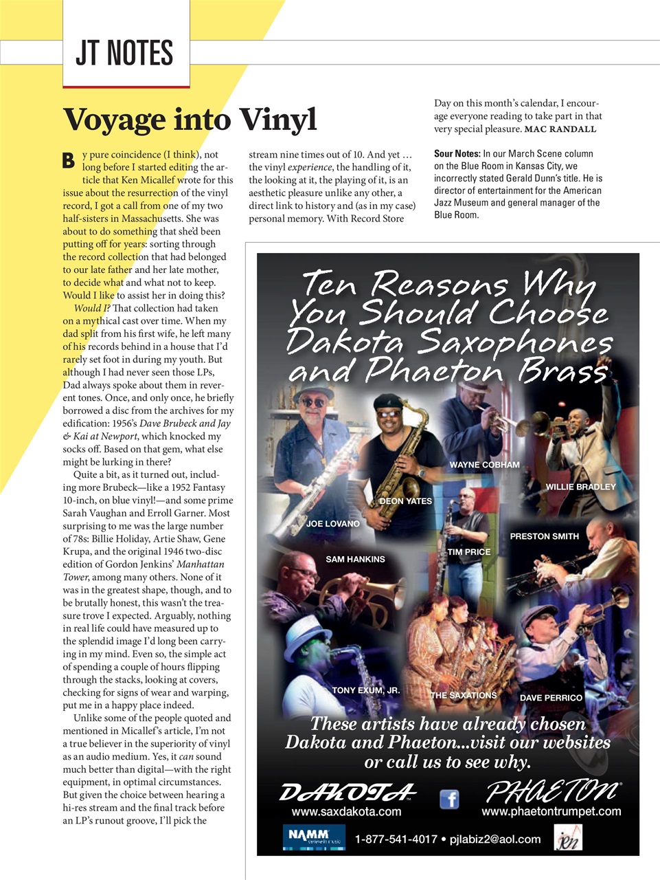 JazzTimes Preview Pages