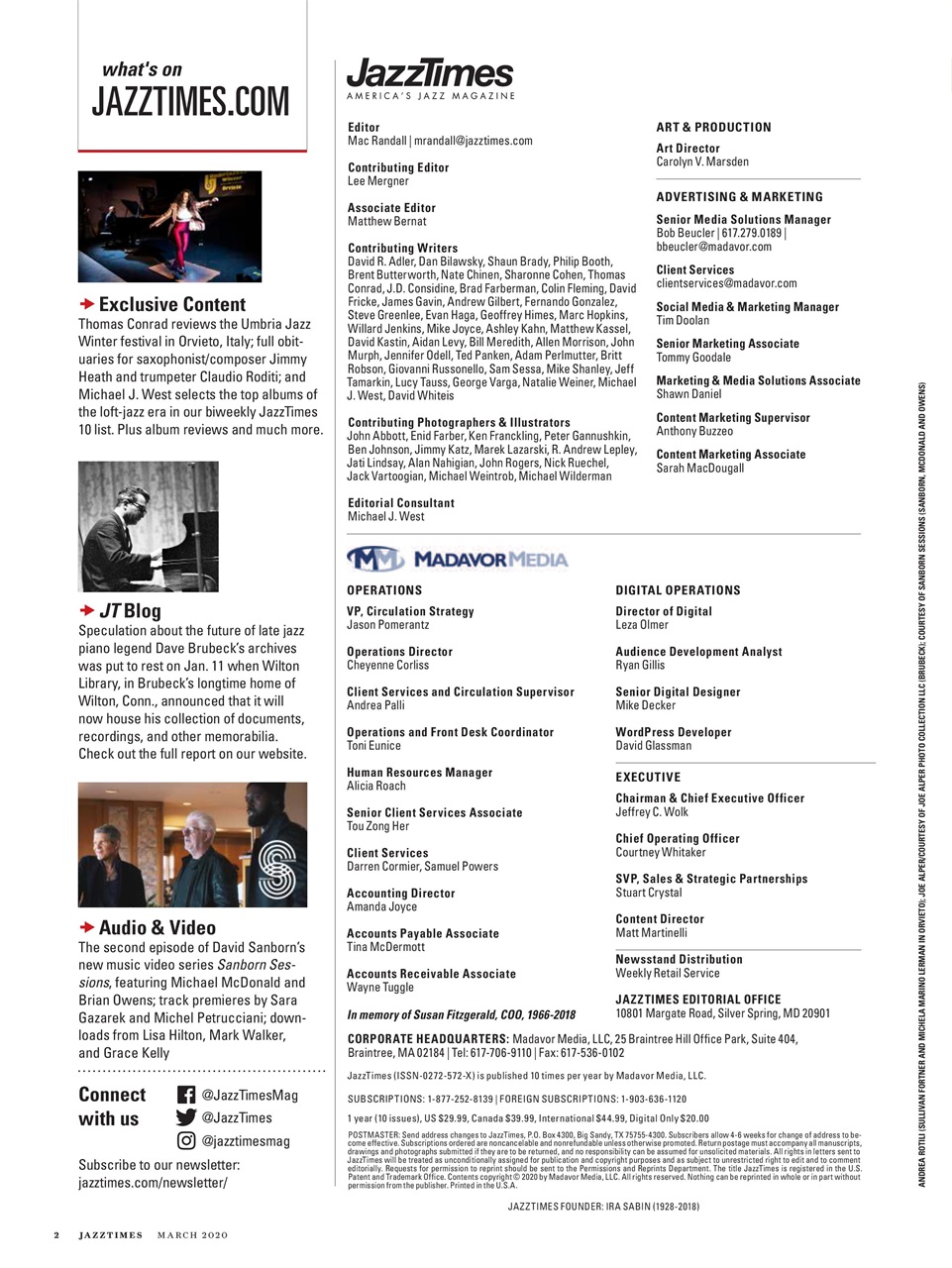 JazzTimes Preview Pages