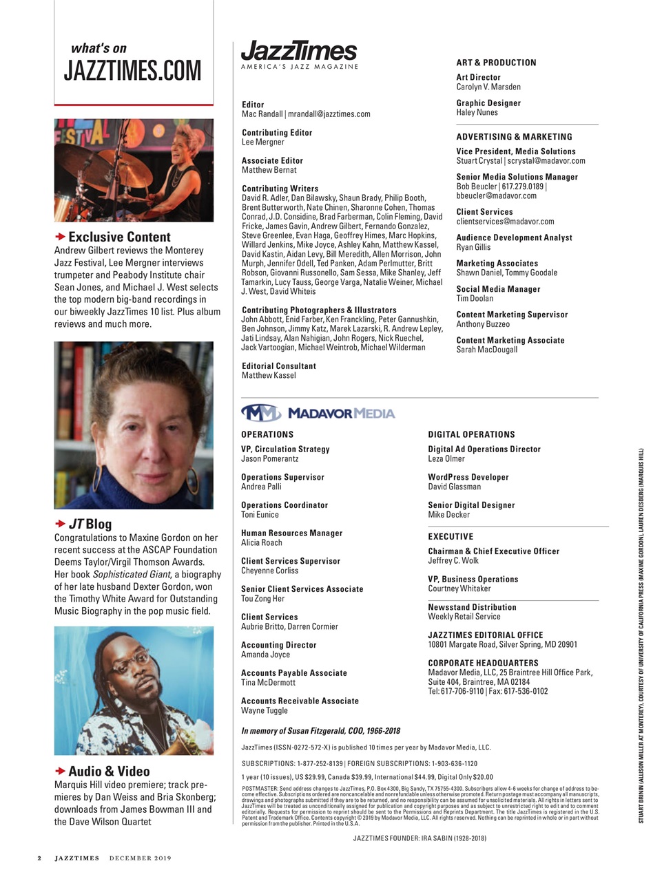 JazzTimes Preview Pages