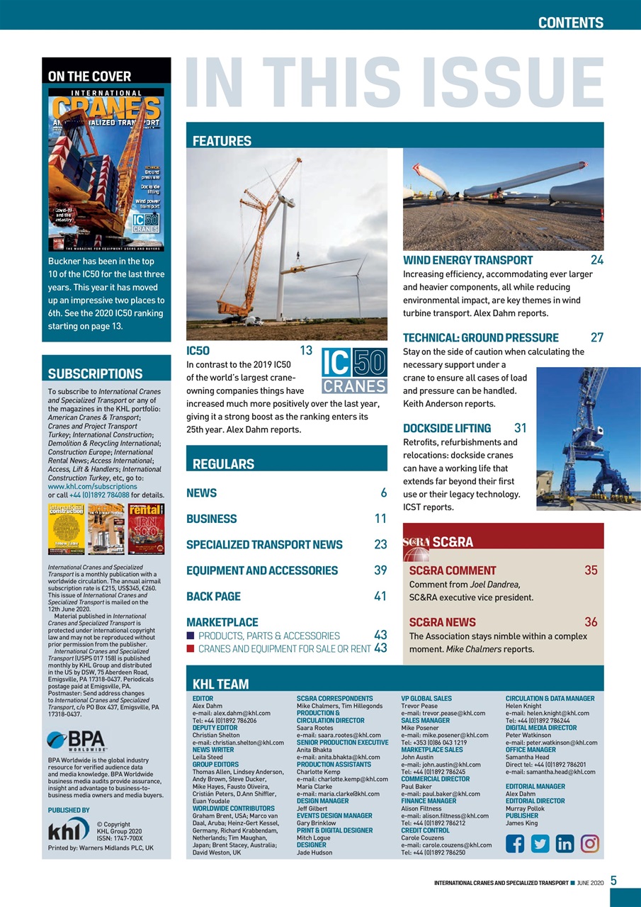 Int. Cranes and Specialized Transp Preview Pages