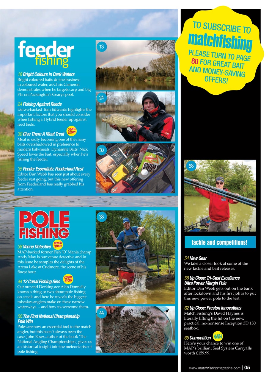 Match Fishing Preview Pages