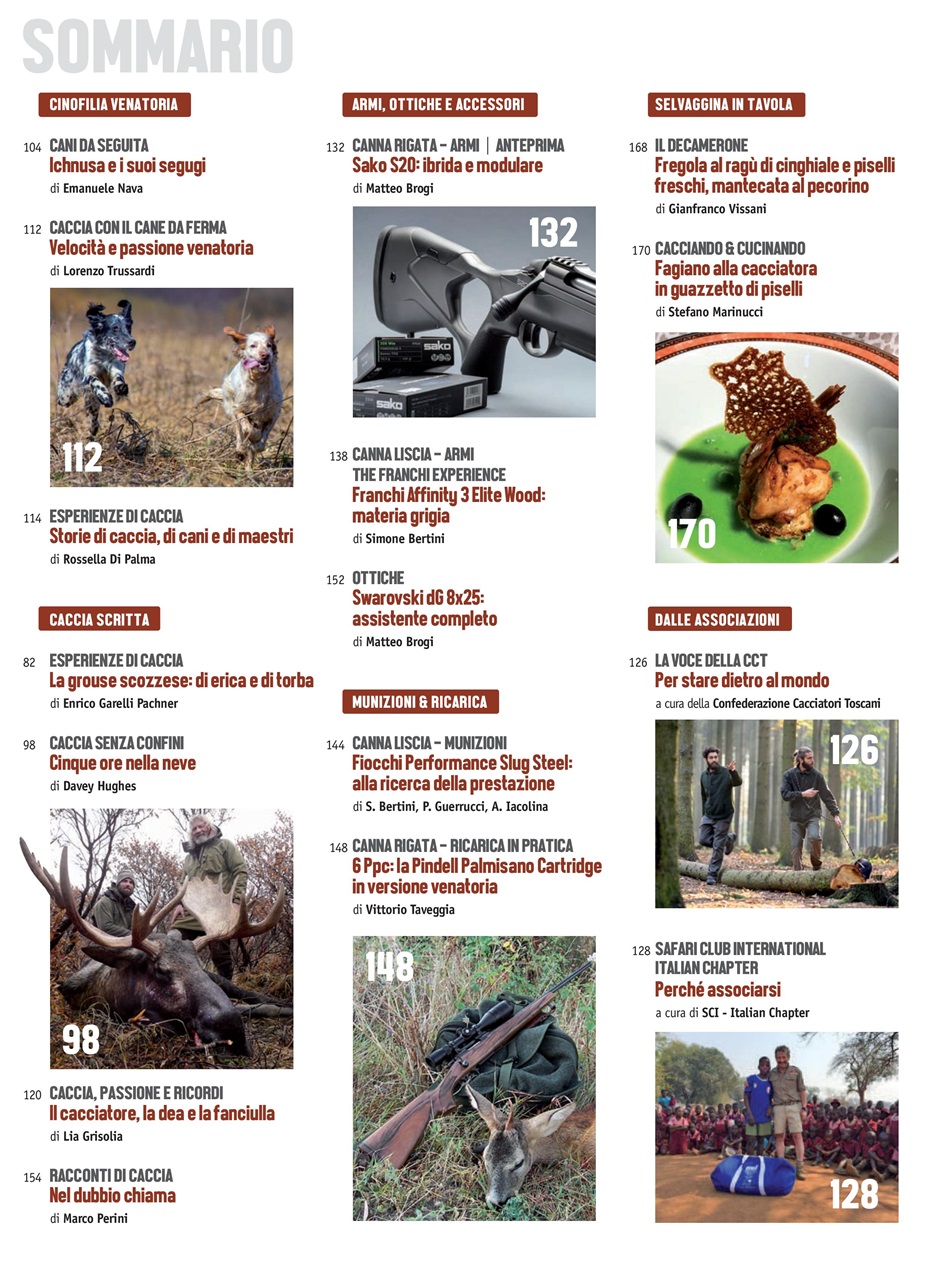 Caccia Magazine Preview Pages