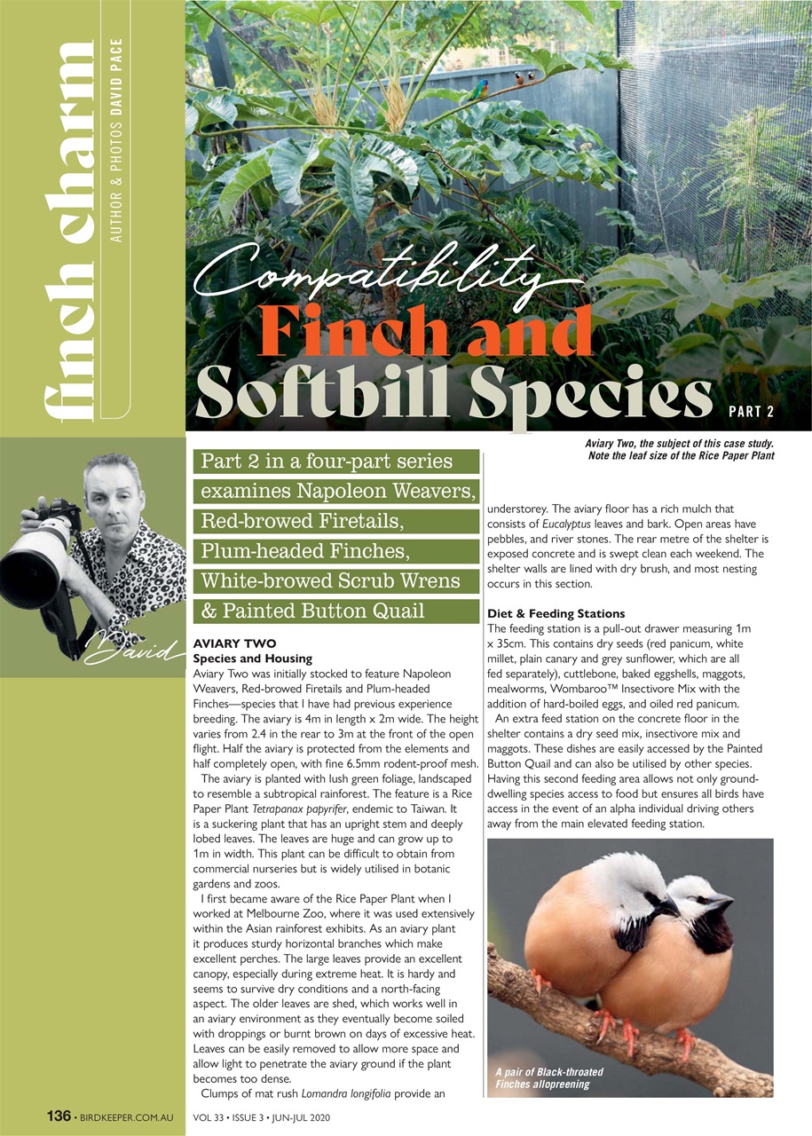 Australian Birdkeeper Magazine Preview Pages