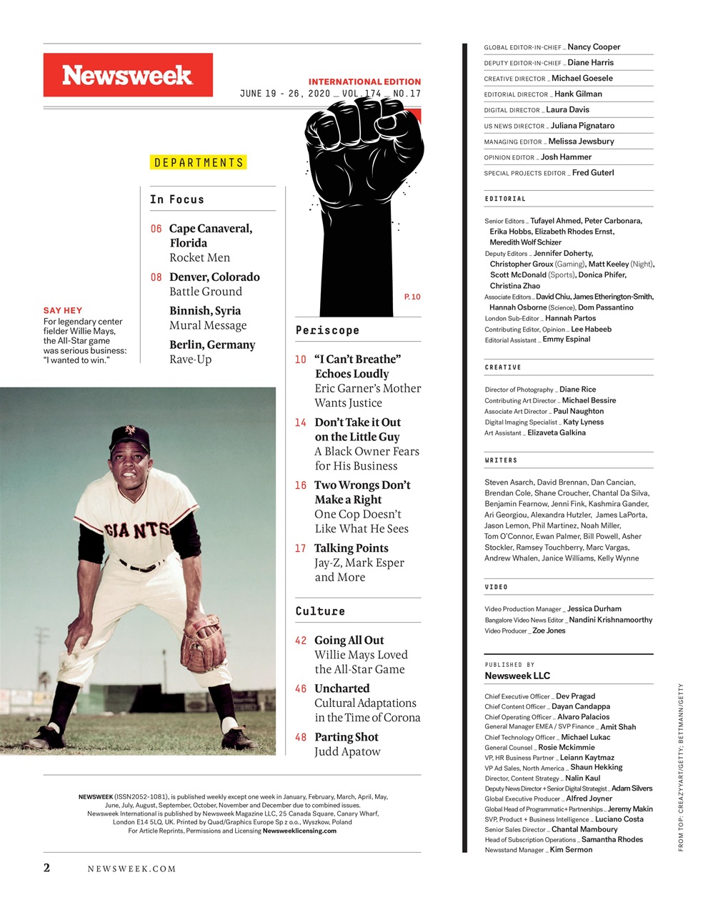 Newsweek International Preview Pages