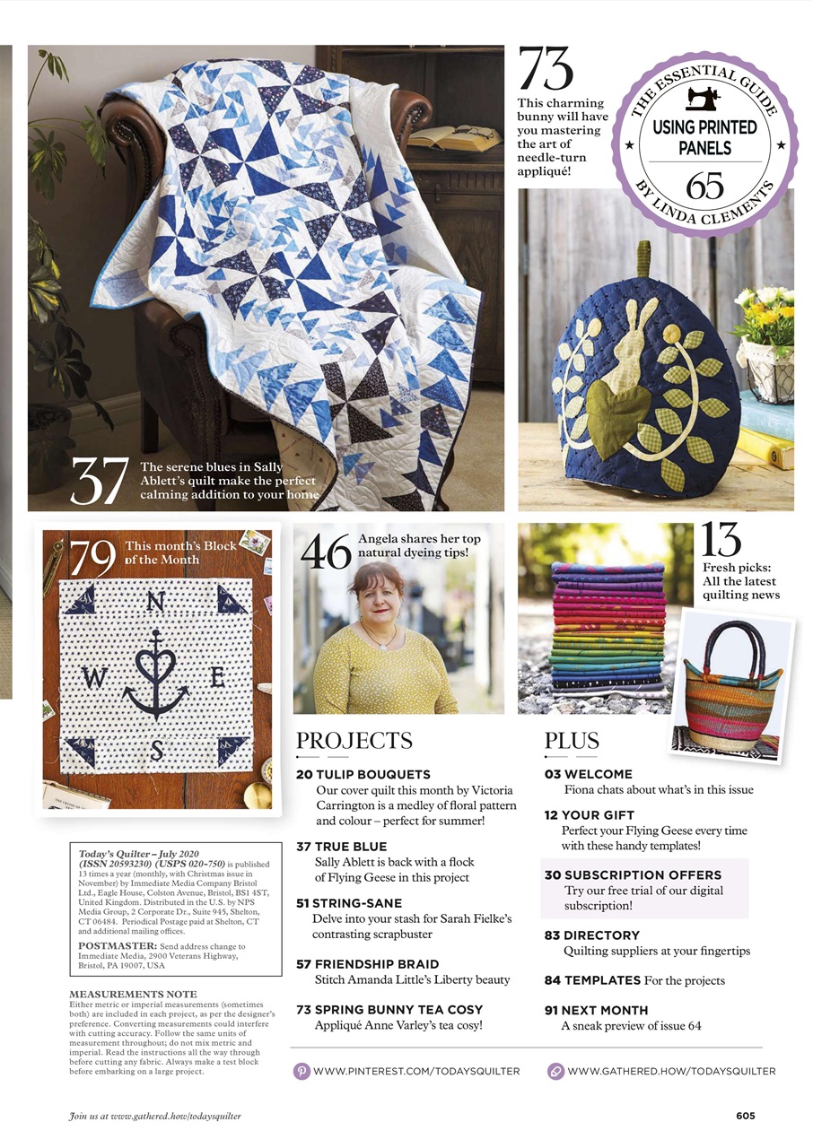 Today’s Quilter Preview Pages