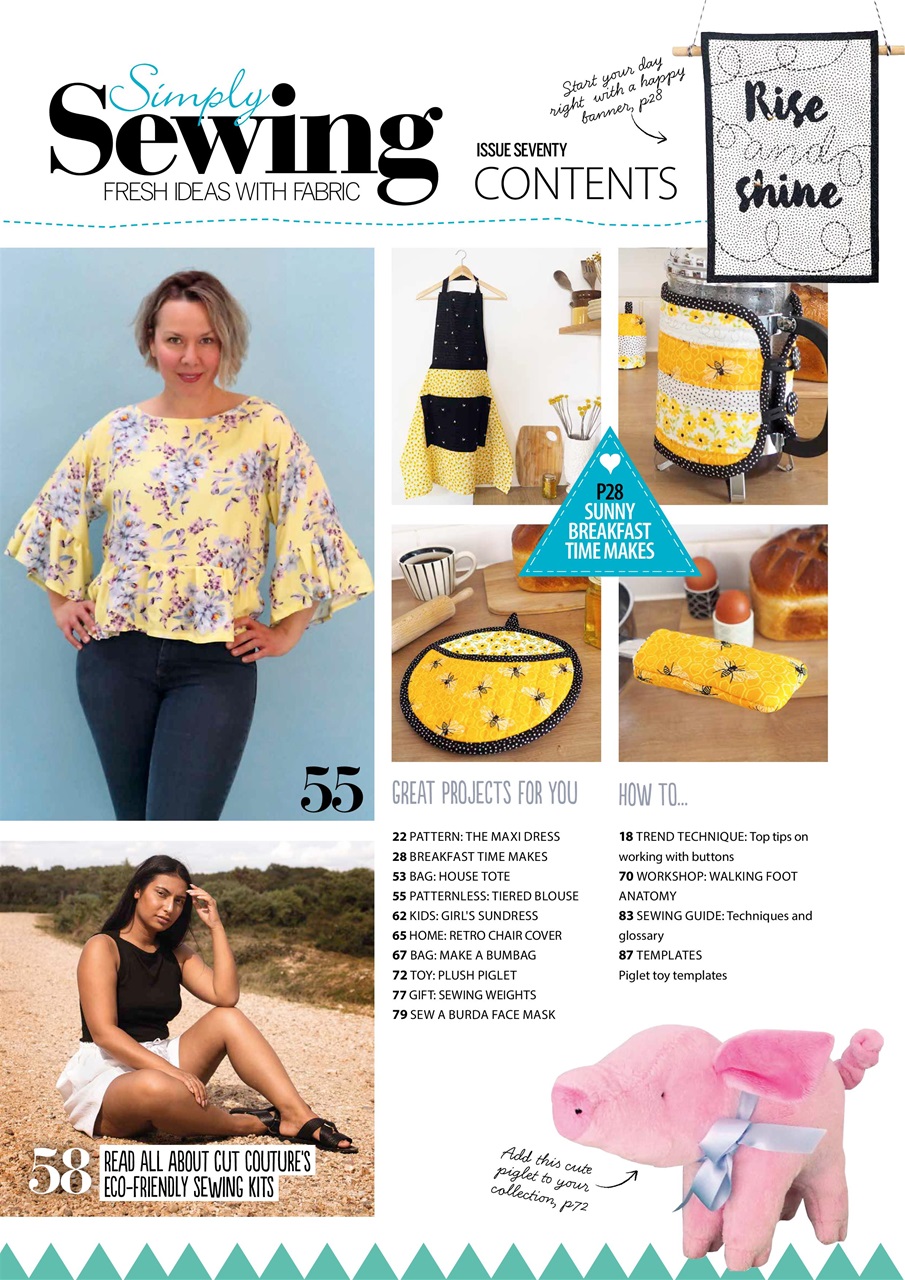 Simply Sewing Preview Pages