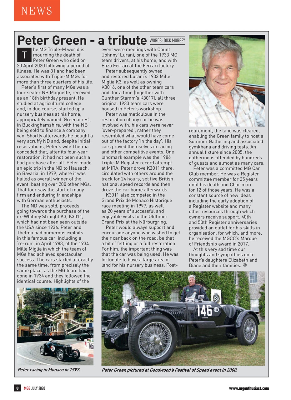 MG Enthusiast Preview Pages