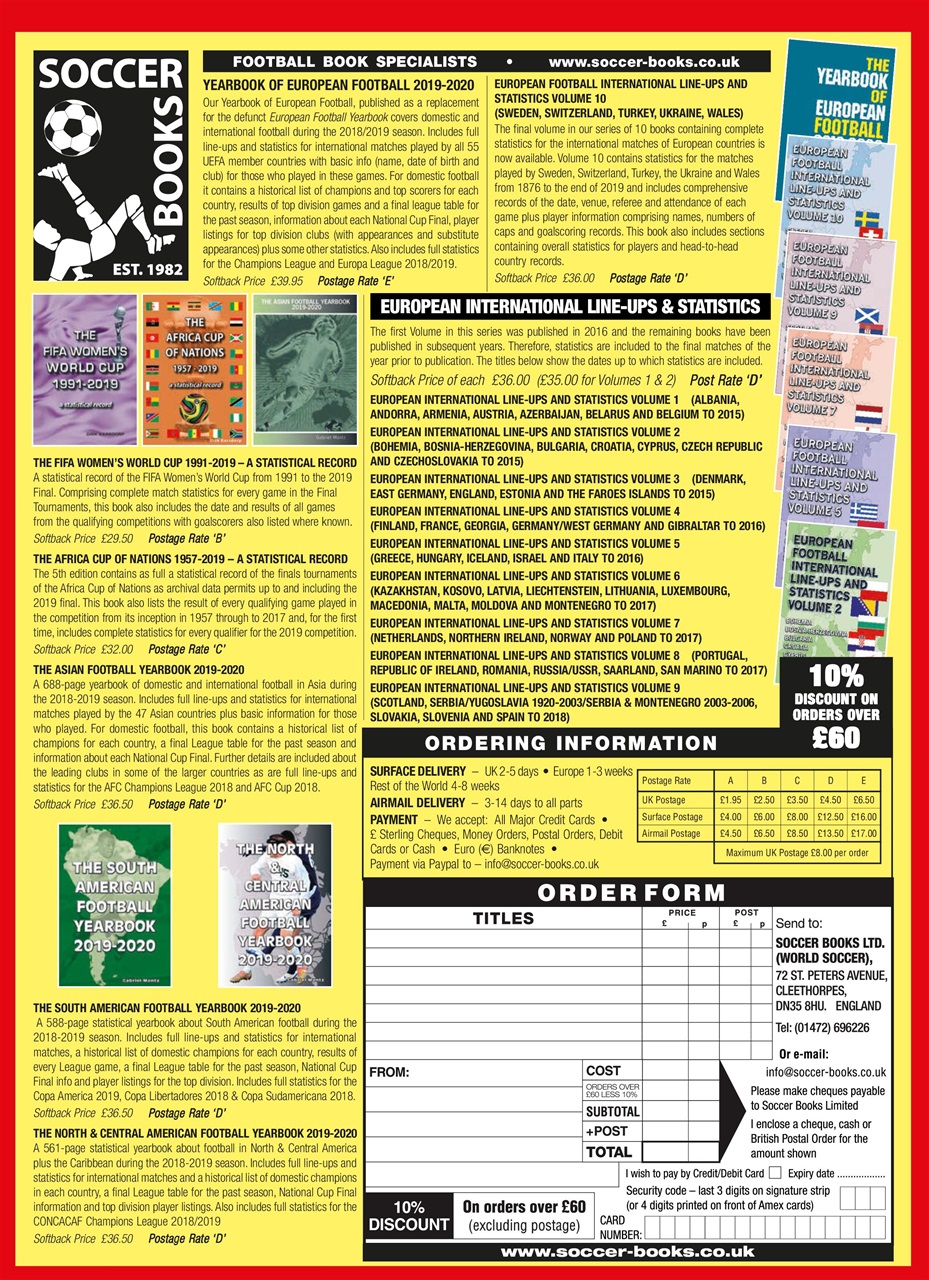 World Soccer Preview Pages