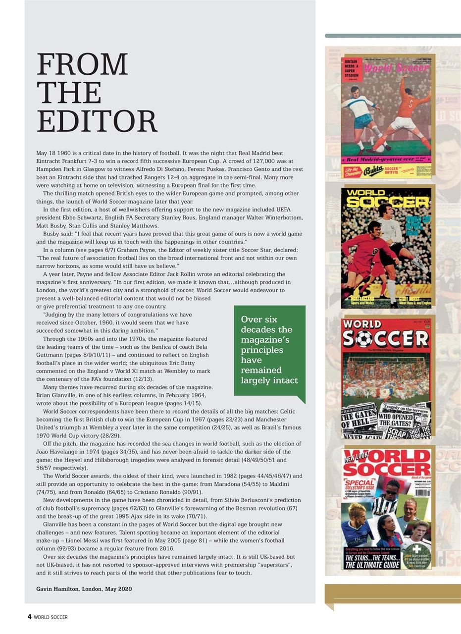 World Soccer Preview Pages