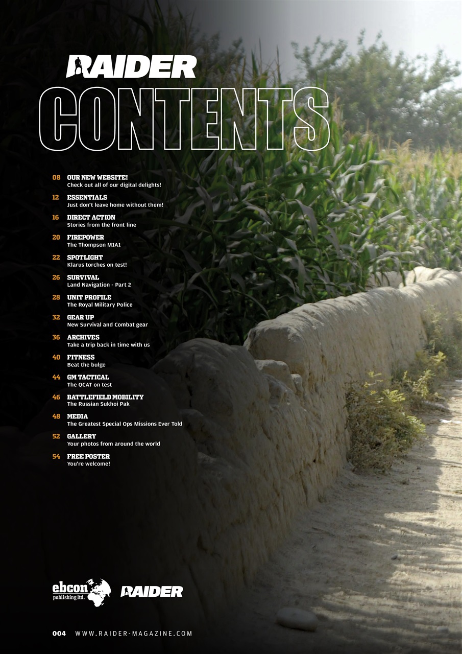 Raider Preview Pages