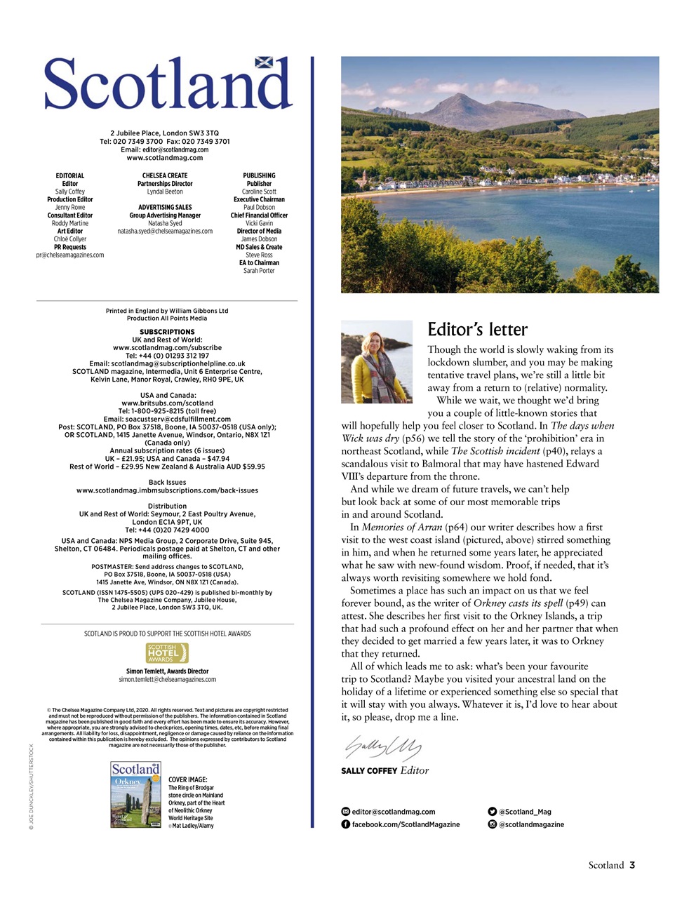 Scotland Magazine Preview Pages