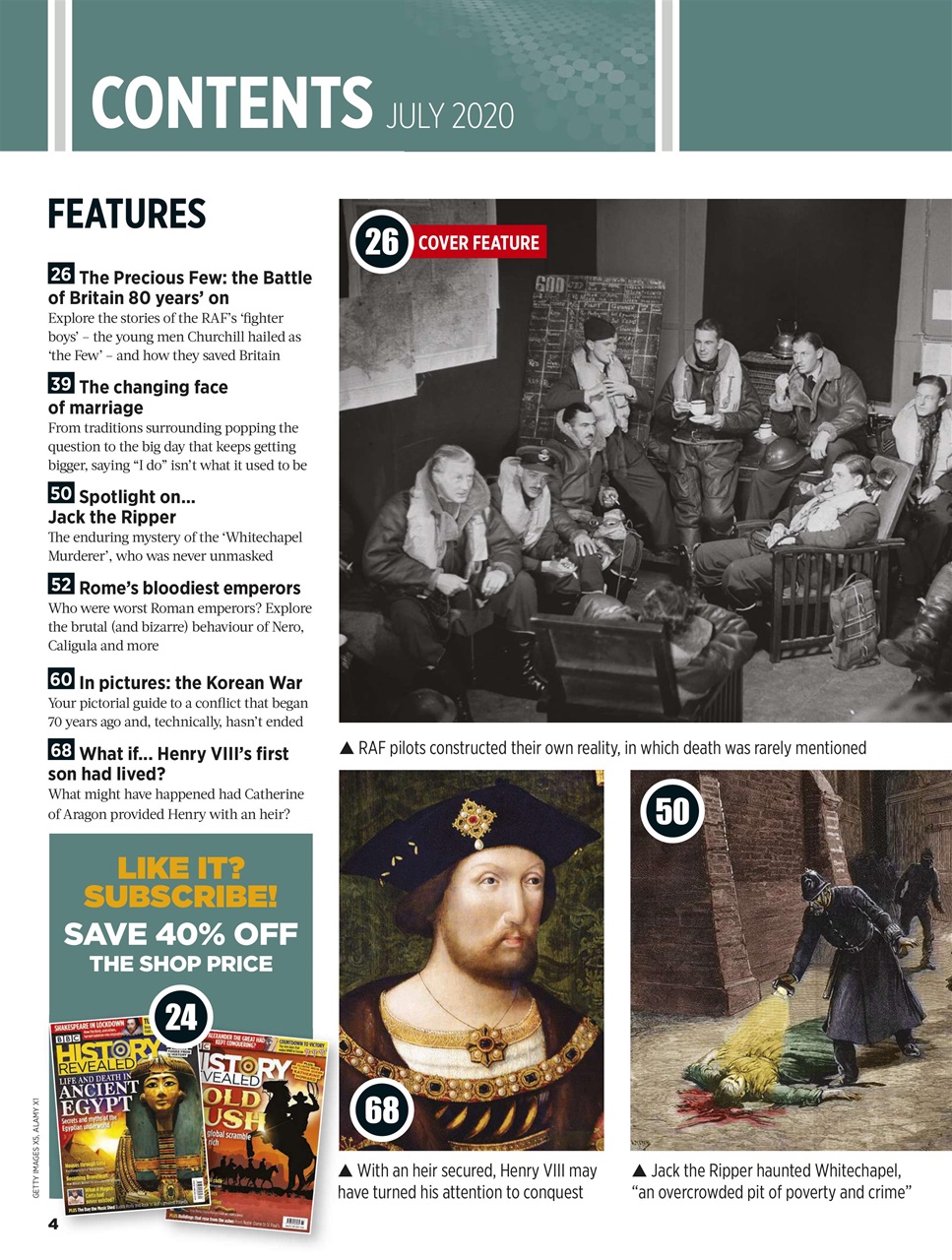 BBC History Revealed Magazine Preview Pages
