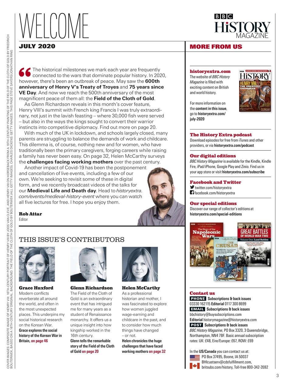 History Extra Magazine Preview Pages