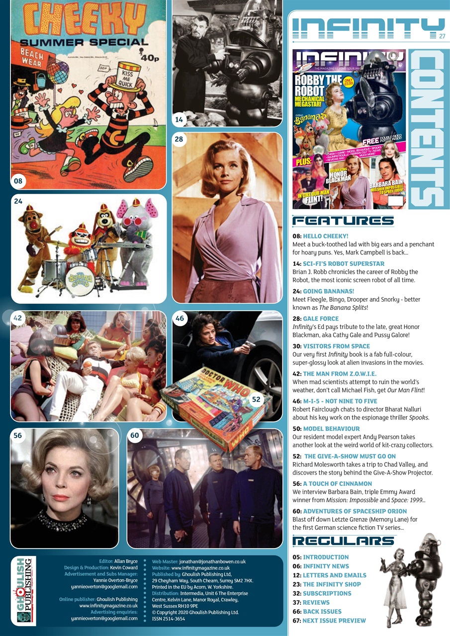 Infinity Magazine Preview Pages