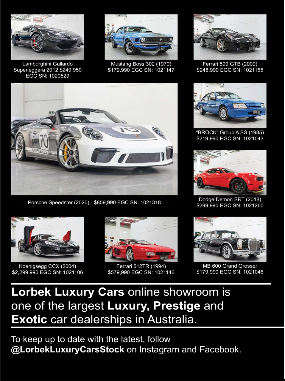 JUST CARS Preview Pages