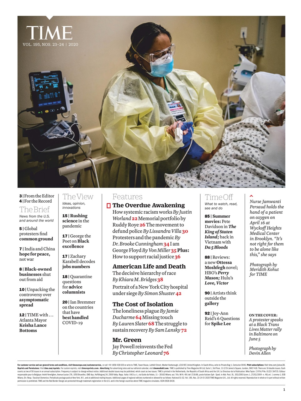 TIME Magazine Europe Preview Pages