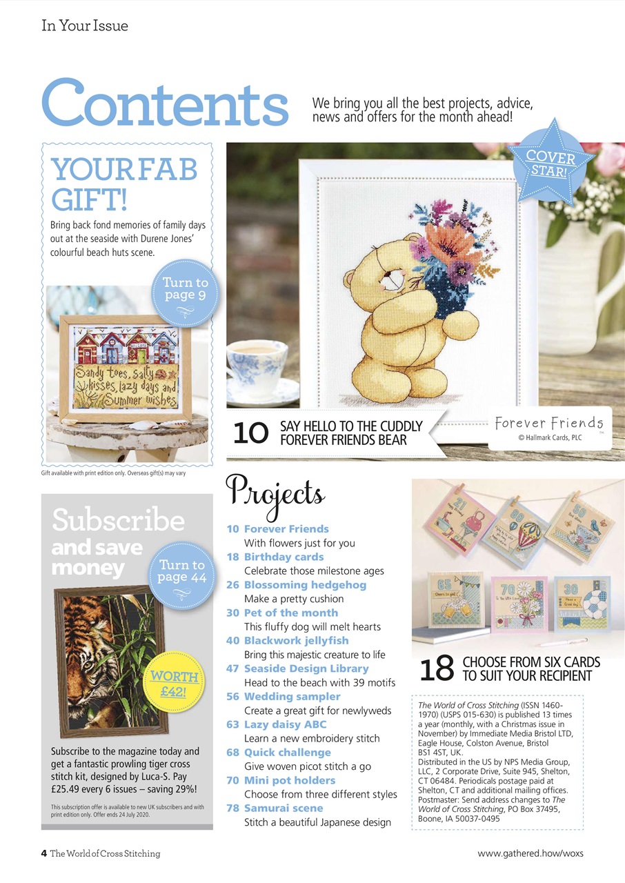 The World of Cross Stitching Preview Pages