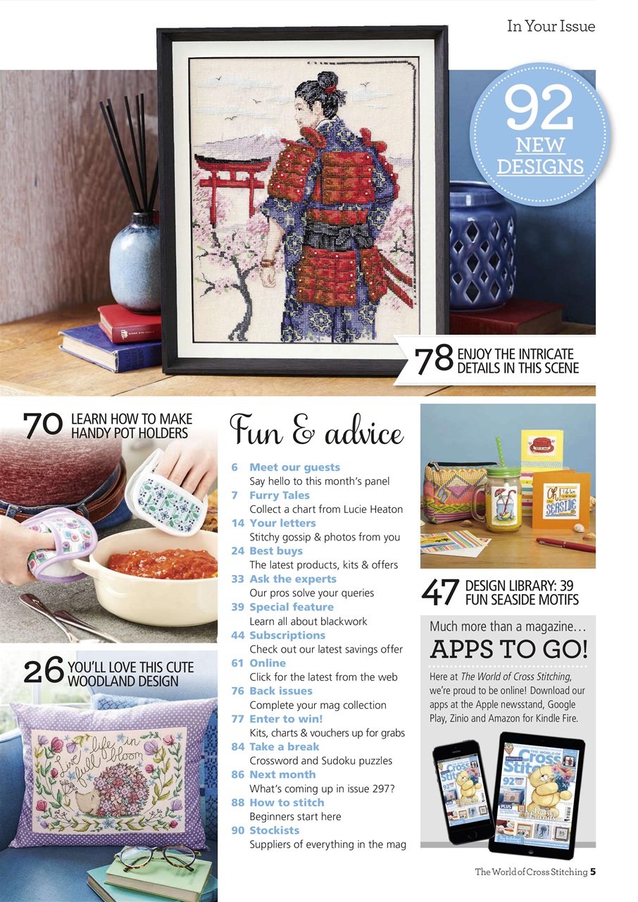 The World of Cross Stitching Preview Pages
