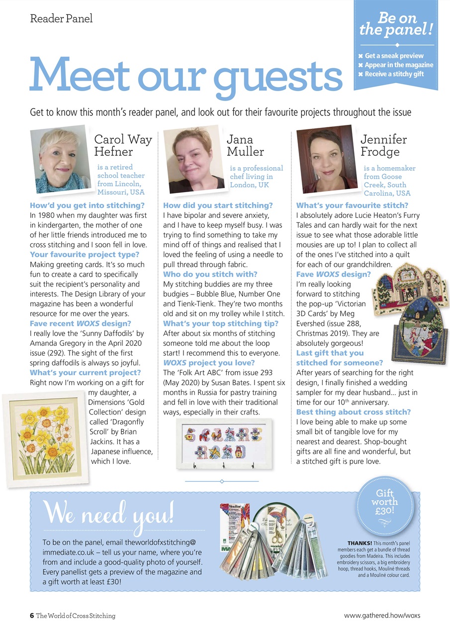 The World of Cross Stitching Preview Pages