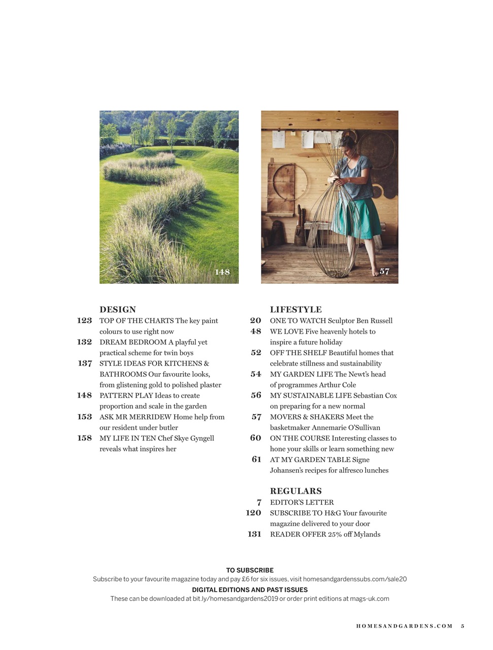 Homes & Gardens Preview Pages