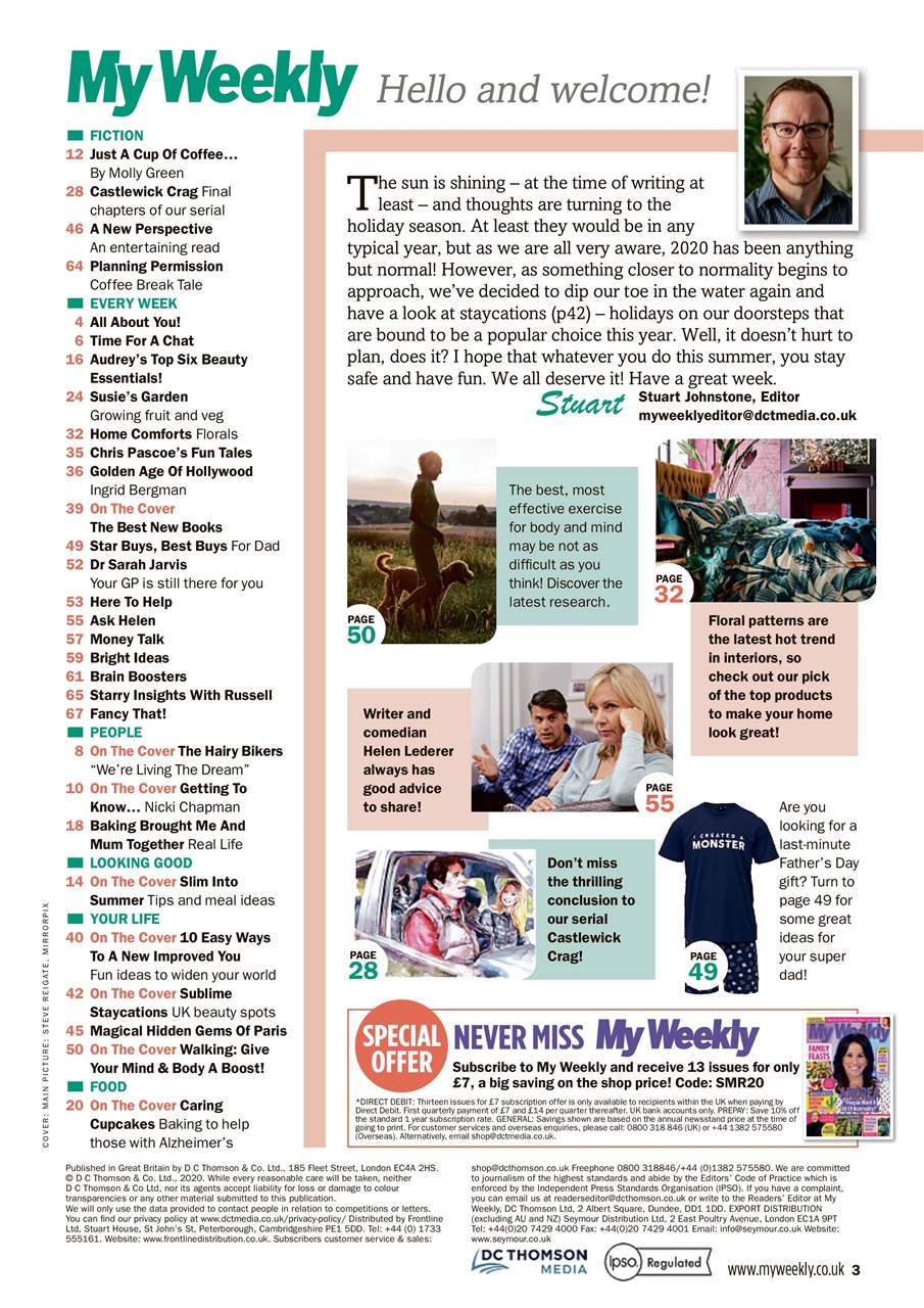 My Weekly Preview Pages