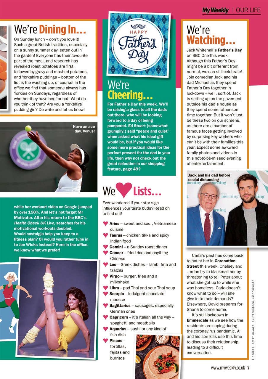 My Weekly Preview Pages