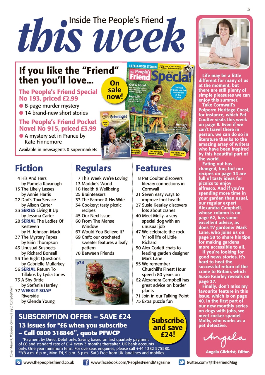 The People’s Friend Preview Pages